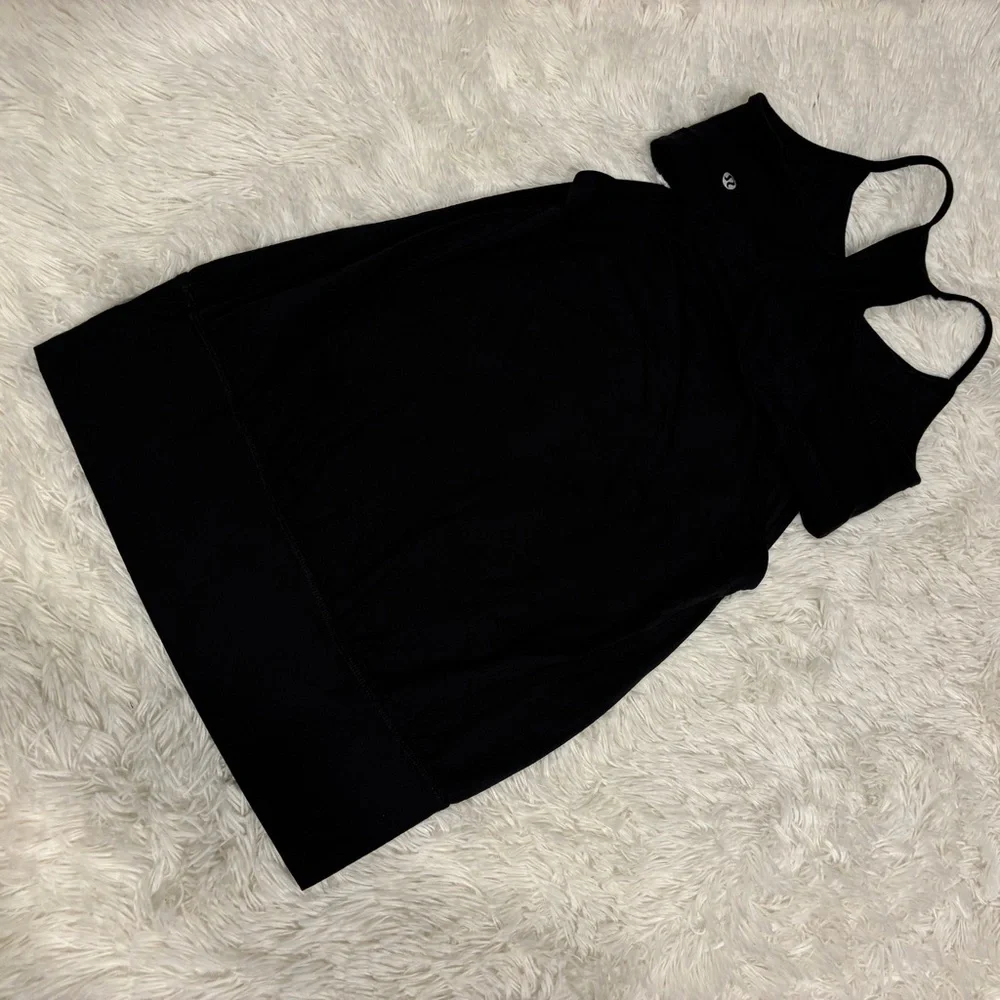 Lululemon No Limits Tank Top Black Bra Size 6 - Picture 9 of 13